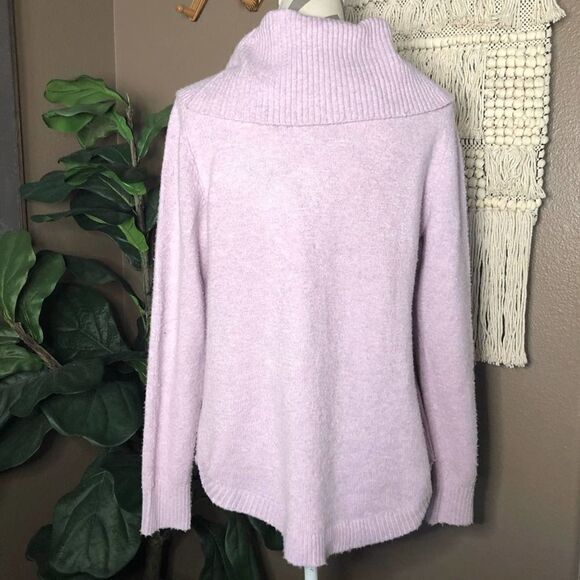 Tahari Purple Cowl-Neck Sweater - Picture 2 of 5